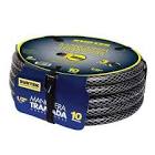 [SUR-M12T10P] MANGUERA PARA JARDIN ARMADA 1/2" (13MM) X 10MT CON CONECTORES DE METAL TRAMADA GRIS