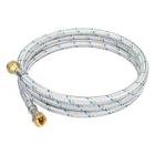 [BOR-GA.5/16.60] MANGUERA PARA GAS FLEXIBLE DE ALUMINIO 60CM SALIDA 3/8"X3/8"