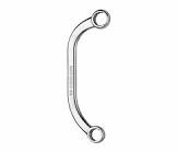 [URR-171113] LLAVE DE OBSTRUCCION 11X13MM SATINADA MEDIA LUNA