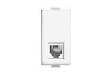 [MOD-E2082BN] CONECTOR ELECTRICO PARA TELEFONO 4 HILOS 1 CONTACTO COLOR BLANCO
