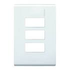 [MOD-E5N3BNR] PLACA DE RESINA CON CHASIS TRIPLE COLOR BLANCO (RESTYLE)