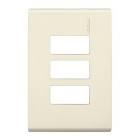 [MOD-E5N3R] PLACA DE RESINA CON CHASIS TRIPLE ABS COLOR MARFIL RESTYLE