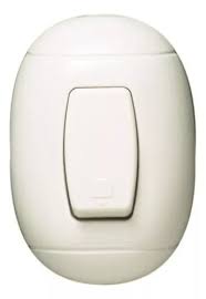 [VAR-P59] APAGADOR ELECTRICO PARA TIMBRE 10A 127-277V COLOR BLANCO (OVAL)