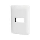 [SUR-P603B] PLACA PARA CONTACTOS 1 ENTRADA 1/1 DE ABS Y ARMAZON DE ACERO BLANCO