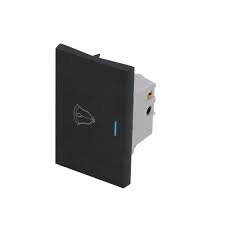 [SUR-P604N] APAGADOR ELECTRICO PARA TIMBRE 16 A DE ABS Y COBRE NEGRO