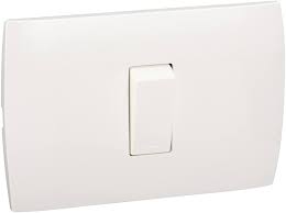 [SUR-P606B] APAGADOR ELECTRICO SENCILLO 1/2 SIN PLACA 16 A DE ABS Y COBRE BLANCO