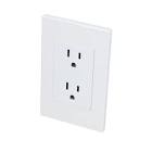 [SUR-P612B] CONTACTO ELECTRICO DOBLE ATERRIZADO 1/1 SIN PLACA 16 A DE ABS Y COBRE BLANCO