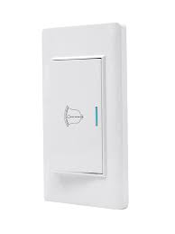 [SUR-P620B] APAGADOR ELECTRICO SENCILLO PARA TIMBRE 1/2 CON PLACA 16 A DE ABS Y COBRE BLANCO