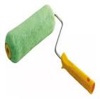 [PER-R00125] RODILLO 9" SEMIRUGOSO FELPA 3/4" (VERDE) MANGO CONICO (ECO.)