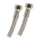 [COF-AG-B150] MANGUERA PARA GAS FLEXIBLE DE ACERO INOXIDABLE 1.5MT SALIDA 3/8"X3/8" HEMBRA-HEMBRA