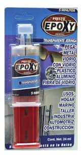 [PRE-8804] ADHESIVO EPOXICO EN JERINGA 24 ML (0.81 OZ) TRANSPARENTE 5 MINUTOS