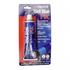 [PRE-9606] CEMENTO PARA PVC AZUL 60 ML WET BLUE EN TUBO