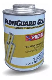 [PRE-9802] CEMENTO PARA CPVC DORADO 472ML YELLOW GOLD