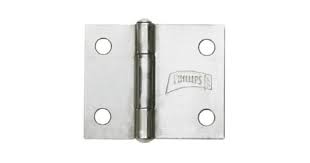 [PHI-110ECTRA] BISAGRA LIGERA RECTANGULAR 1" X 1.1/16" (25MM X 27MM) ACERO PULIDO CON TORNILLOS