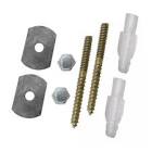 [COF-TP-1071] JUEGO DE TORNILLOS Y TAQUETES PARA WC DE 3.1/2" ACERO TROPICALIZADO