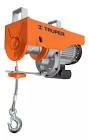 [SUR-POLEC4] POLIPASTO ELECTRICO 1000 KG CABLE DE 6 MT X 3/16" VEL 8/4 ALTURA 12/6 MT 1700 W CON GANCHO CON POLEA