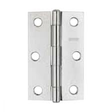 [PHI-120ESTA] BISAGRA LIGERA RECTANGULAR 2" X 1.5/8" (48MM X 40MM) ACERO PULIDO SIN TORNILLOS