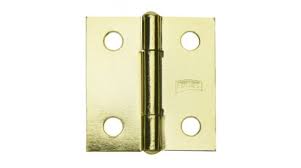 [PHI-130ECTPLOUT] BISAGRA LIGERA RECTANGULAR 3" X 2.1/16" (74MM X 50MM) LATON BRILLANTE CON TORNILLOS