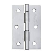 [PHI-130ESTA] BISAGRA LIGERA RECTANGULAR 3" X 2.1/16" (74MM X 50MM) ACERO PULIDO SIN TORNILLOS