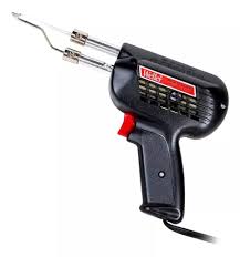 [WEL-D550PK] CAUTIN TIPO PISTOLA 200-260 W 482-593°C ILUMINADO CON DOBLE LUZ LEDS CON 7" ACCS ESTUCHE PLASTICO