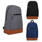 [URR-PORTU1] MOCHILA PORTAFOLIO DE POLIESTER BOLSA FRONTAL Y DOS BOLSAS POSTERIORES COMPARTIMENTO PARA LAPTOP