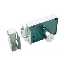 [PHI-4000IFAS6DAI] CERRADURA DE SOBREPONER DER CLASICA LLAVE/PUNTOS BARRA TIPO MARTILLO ALTA SEGURIDAD A. INOX.