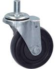 [URR-R9995] RUEDA GIRATORIA DE 2.1/2" CON ESPIGA RUEDA POLIPROPILENO PARA BANCO MECANICO PARA MOD 9995