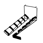 [SUR-RCUCH] RACK PARA 6 CUCHARAS DE ALBAÑIL 16 CM X 31 CM X 13 CM