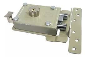 [PHI-650DPSABG] CERRADURA DE SOBREPONER DER DOBLE CERROJO BEIGE