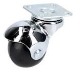 [SUR-RE5G] RODAJA DE HULE 50 MM ESFERICA CON PLACA