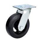 [SUR-RH15G] RODAJA DE HULE 6" GIRATORIA CON RIN DE ACERO SIN FRENO