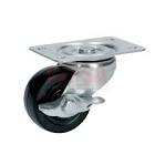 [SUR-RH6B] RODAJA DE HULE 2.1/2" GIRATORIA CON FRENO