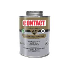 [CON-Z-20203] CEMENTO PARA PVC 475 ML (16 OZ) TRANSPARENTE ETIQUETA DORADA (CONTACT 202)
