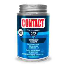[CON-Z-22201] CEMENTO PARA PVC 120 ML (4 OZ) AZUL SECADO RAPIDO ETIQUETA AZUL (CONTACT 222)