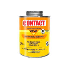 [CON-Z-22703] CEMENTO PARA CPVC AMARILLO 475 ML (16 OZ) ETIQUETA NARANJA (CONTACT CPVC)