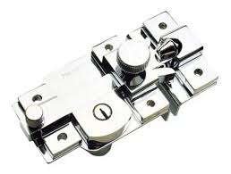 [PHI-825IC] CERRADURA DE BARRA IZQ CON PICAPORTE DOS UÑAS CROMADA