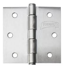 [PHI-830CTPSS] BISAGRA LIGERA CUADRADA 3" (74MM) ACERO INOXIDABLE CON TORNILLOS