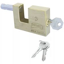 [PHI-9 BP] CANDADO PARA CORTINA DE LATON 71MM (BLISTER)