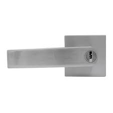 [YAL-CASTELLI40S15] CERRADURA MANIJA TUBULAR BAÑO NIQUEL SATINADO LLAVE DE PUNTOS CASTELLI