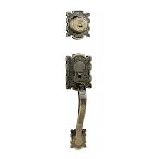 [YAL-EDC3CAR] CERRADURA DE GATILLO LLAVE/LLAVE CON PERILLA INTERIOR BALL LATON BRILLANTE CARIBE
