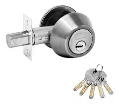 [PHI-MX5349] CERROJO DE SEGURIDAD LLAVE/LLAVE NIQUEL SATINADO