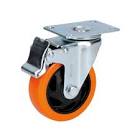 [SUR-RV7B] RODAJA DE PVC 3" GIRATORIA CON FRENO