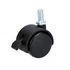 [SUR-RY4RB] RODAJA DE NYLON 40 MM TIPO YO-YO CON FRENO ESPIGA CON ROSCA