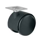 [SUR-RY5G] RODAJA DE NYLON 50 MM TIPO YO-YO SIN FRENO CON PLACA