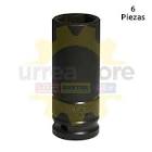 [SUR-S7819HLM] DADO DE IMPACTO 1/2"X19MM LARGO 6 PTAS.