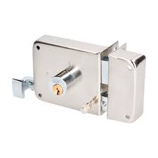 [LOC-33CS] CERRADURA SOBREPONER INSTALA FACIL LLAVE ESTANDAR IZQUIERDA NIQUEL SATINADO (BLISTER)