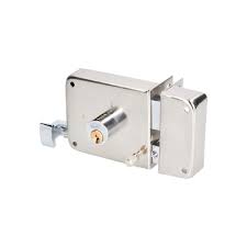 [LOC-35CS] CERRADURA SOBREPONER INSTALA FACIL LLAVE ESTANDAR IZQUIERDA NIQUEL SATINADO