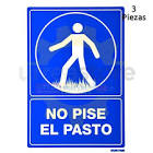 [SUR-SES23] SEÑAL "NO PISE EL PASTO"