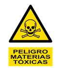 [SUR-SES35] SEÑAL "MATERIALES TOXICOS"