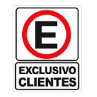[SUR-SES37] SEÑAL "EXCLUSIVO CLIENTES"